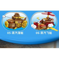 Forange FC8622 Xếp hình lắp ráp ghép mô hình Đội du hành Qudong 6 người mẫu