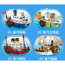 Forange FC8622 Xếp hình lắp ráp ghép mô hình Đội du hành Qudong 6 người mẫu