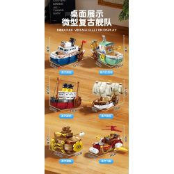 Forange FC8622 Xếp hình lắp ráp ghép mô hình Đội du hành Qudong 6 người mẫu