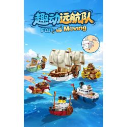 Forange FC8622 Xếp hình lắp ráp ghép mô hình Đội du hành Qudong 6 người mẫu