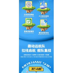 Forange FC8622 Xếp hình lắp ráp ghép mô hình Đội du hành Qudong 6 người mẫu