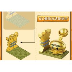 GUDI 60036 Xếp hình lắp ráp ghép mô hình Plants vs. Zombies: Minifigure Blind Box Tập 7