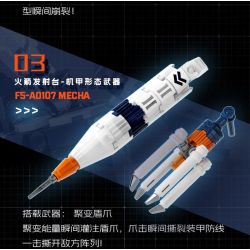 F5 F5-A0105 Xếp hình lắp ráp ghép mô hình Quả bom thứ hai của máy biến hình bầu trời đầy sao: trạm vũ trụ, trung tâm không gian sâu, cơ chế biến hình trực tiếp