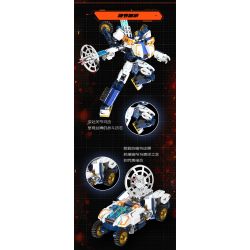 F5 F5-A0106 Xếp hình lắp ráp ghép mô hình Quả bom thứ hai của cỗ máy biến hình bầu trời đầy sao: Máy thám hiểm sao Hỏa, Burning Rock Explorer, mecha biến hình trực tiếp