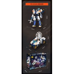 F5 F5-A0107 Xếp hình lắp ráp ghép mô hình Quả bom thứ hai của cỗ máy biến hình bầu trời đầy sao: bệ phóng tên lửa, cỗ máy hợp nhất bầu trời, cơ khí biến hình trực tiếp