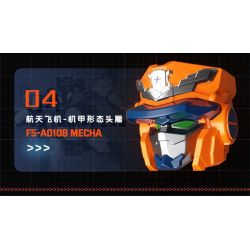 F5 F5-A0107 Xếp hình lắp ráp ghép mô hình Quả bom thứ hai của cỗ máy biến hình bầu trời đầy sao: bệ phóng tên lửa, cỗ máy hợp nhất bầu trời, cơ khí biến hình trực tiếp