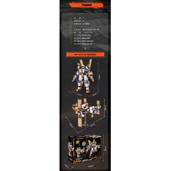 F5 F5-A0108 Xếp hình lắp ráp ghép mô hình Quả bom thứ hai của cỗ máy biến hình bầu trời đầy sao: tàu con thoi, tàu tuần dương không gian, cơ khí biến hình trực tiếp