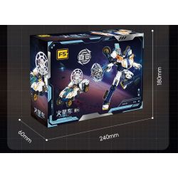 F5 F5-A0108 Xếp hình lắp ráp ghép mô hình Quả bom thứ hai của cỗ máy biến hình bầu trời đầy sao: tàu con thoi, tàu tuần dương không gian, cơ khí biến hình trực tiếp