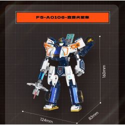 F5 F5-A0108 Xếp hình lắp ráp ghép mô hình Quả bom thứ hai của cỗ máy biến hình bầu trời đầy sao: tàu con thoi, tàu tuần dương không gian, cơ khí biến hình trực tiếp