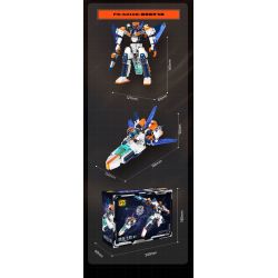 F5 F5-A0108 Xếp hình lắp ráp ghép mô hình Quả bom thứ hai của cỗ máy biến hình bầu trời đầy sao: tàu con thoi, tàu tuần dương không gian, cơ khí biến hình trực tiếp