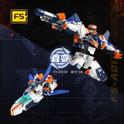 F5 F5-A0108 Xếp hình lắp ráp ghép mô hình Quả bom thứ hai của cỗ máy biến hình bầu trời đầy sao: tàu con thoi, tàu tuần dương không gian, cơ khí biến hình trực tiếp