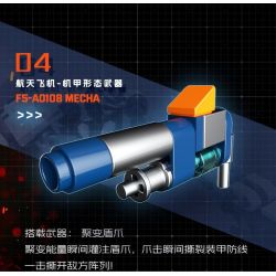 F5 F5-A0108 Xếp hình lắp ráp ghép mô hình Quả bom thứ hai của cỗ máy biến hình bầu trời đầy sao: tàu con thoi, tàu tuần dương không gian, cơ khí biến hình trực tiếp