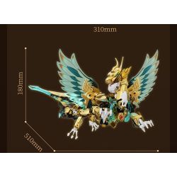 F5 F5-A1008 Xếp hình lắp ráp ghép mô hình Kế hoạch Mecha: Rồng biến đổi cơ khí thành Mecha