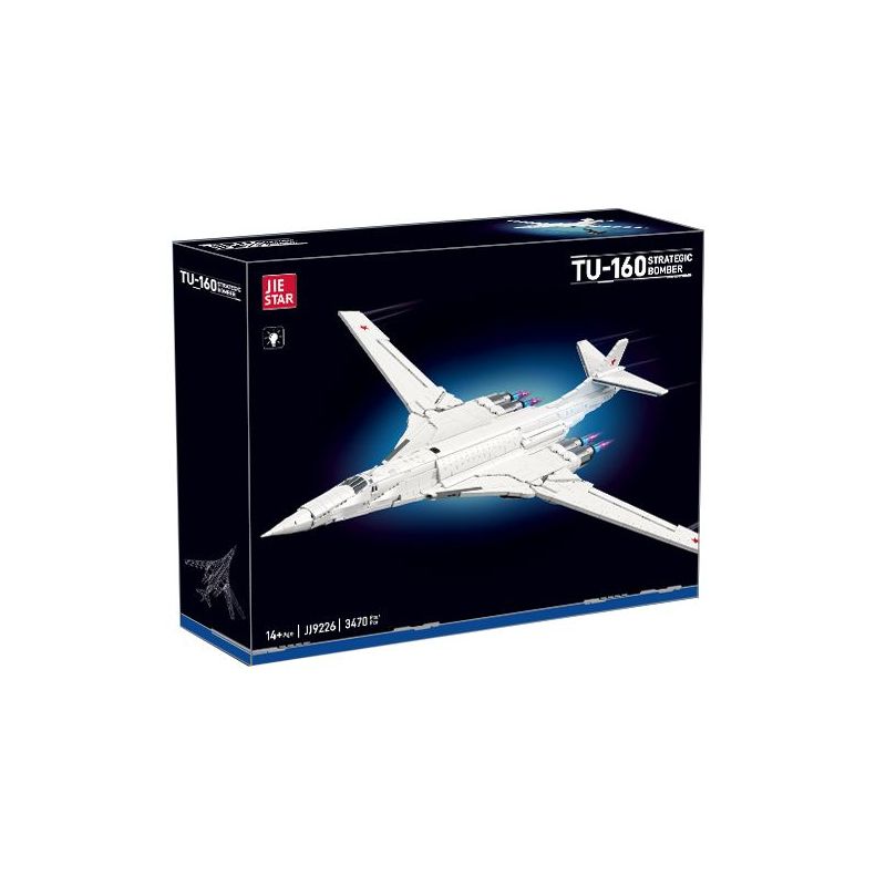 JIESTAR JJ9226 Xếp hình lắp ráp ghép mô hình Máy bay ném bom Tu-160