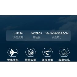 JIESTAR JJ9226 Xếp hình lắp ráp ghép mô hình Máy bay ném bom Tu-160