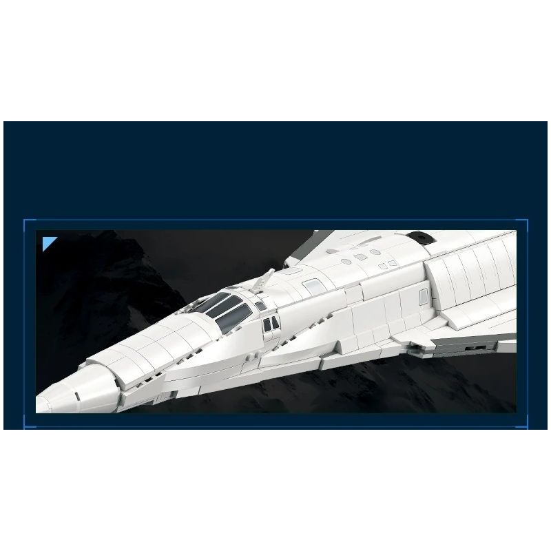 JIESTAR JJ9226 Xếp hình lắp ráp ghép mô hình Máy bay ném bom Tu-160