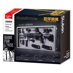 Sluban M38-B1589 Xếp hình lắp ráp ghép mô hình Hòa bình Elite: Súng trường tấn công M416
