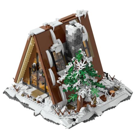 Xbert 66151 A-Frame Snow Cabin Xếp hình lắp ráp ghép mô hình lều tuyết khung chữ A