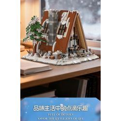 Xbert 66151 A-Frame Snow Cabin Xếp hình lắp ráp ghép mô hình lều tuyết khung chữ A