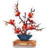 JIESTAR JJ9257 Plum Blossom Potted Plant Xếp hình lắp ráp ghép mô hình Chậu hoa mận kiêu hãnh