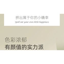 JIESTAR JJ9188 Xếp hình lắp ráp ghép mô hình Chậu hoa cúc nhỏ