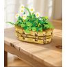 JIESTAR JJ9188 Xếp hình lắp ráp ghép mô hình Chậu hoa cúc nhỏ