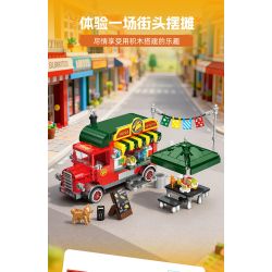 JIESTAR JJ9248 Mexican Taco Xếp hình lắp ráp ghép mô hình Taco Mexico