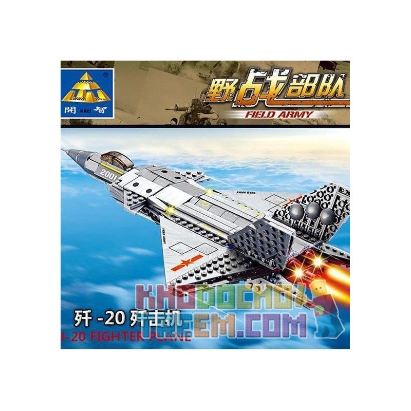 Kazi KY84030 84030 non  MÁY BAY CHIẾN ĐẤU J-20 bộ đồ chơi xếp lắp ráp ghép mô hình Field Army FIELD ARMY J-20 FIGHTER PLANE Chiến Trường 324 khối Kazi KY84030 84030 non  MÁY BAY CHIẾN ĐẤU J-20 bộ đồ chơi xếp lắp ráp ghép mô hình Field Army FIELD ARMY J-20 FIGHTER PLANE Chiến Trường 324 khối