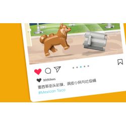 JIESTAR JJ9248 Mexican Taco Xếp hình lắp ráp ghép mô hình Taco Mexico