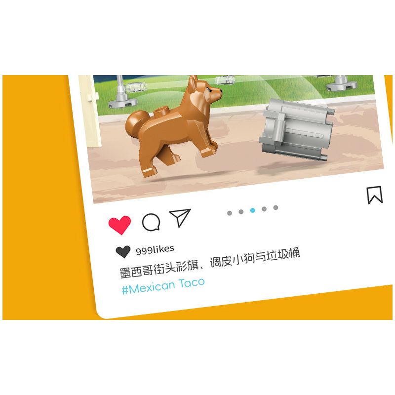 JIESTAR JJ9248 Mexican Taco Xếp hình lắp ráp ghép mô hình Taco Mexico