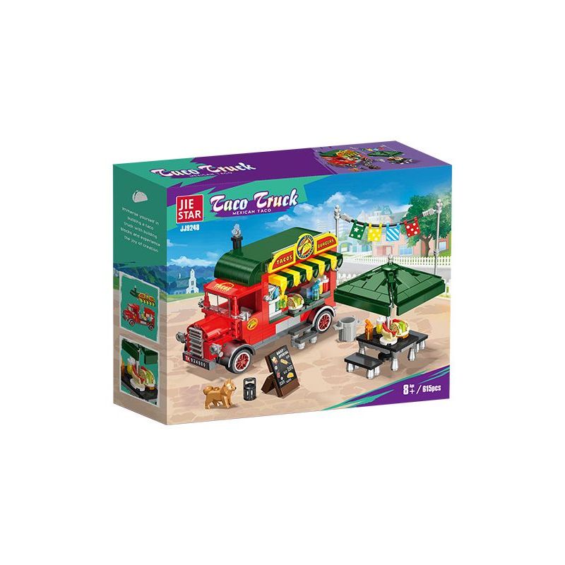 JIESTAR JJ9248 Mexican Taco Xếp hình lắp ráp ghép mô hình Taco Mexico