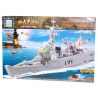 Kazi KY84029 84029 non  TÀU KHU TRỤC CHUYÊN TRỊ SÂN BAY bộ đồ chơi xếp lắp ráp ghép mô hình Field Army FIELD ARMY ANTIAIRCRAFT MISSILE DESTROYER Chiến Trường 897 khối