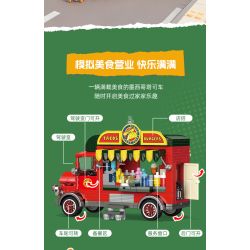 JIESTAR JJ9248 Mexican Taco Xếp hình lắp ráp ghép mô hình Taco Mexico