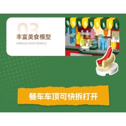 JIESTAR JJ9248 Mexican Taco Xếp hình lắp ráp ghép mô hình Taco Mexico