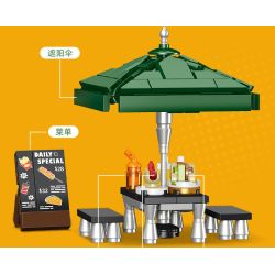 JIESTAR JJ9248 Mexican Taco Xếp hình lắp ráp ghép mô hình Taco Mexico