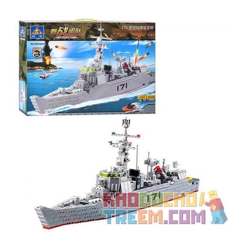 Kazi KY84029 84029 non  TÀU KHU TRỤC CHUYÊN TRỊ SÂN BAY bộ đồ chơi xếp lắp ráp ghép mô hình Field Army FIELD ARMY ANTIAIRCRAFT MISSILE DESTROYER Chiến Trường 897 khối Kazi KY84029 84029 non  TÀU KHU TRỤC CHUYÊN TRỊ SÂN BAY bộ đồ chơi xếp lắp ráp ghép mô hình Field Army FIELD ARMY ANTIAIRCRAFT MISSILE DESTROYER Chiến Trường 897 khối