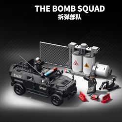 Le Yi 88102 The Bomb Squad Xếp hình lắp ráp ghép mô hình Tủ đựng vết thương