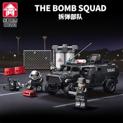 Le Yi 88102 The Bomb Squad Xếp hình lắp ráp ghép mô hình Tủ đựng vết thương