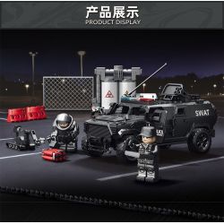 Le Yi 88102 The Bomb Squad Xếp hình lắp ráp ghép mô hình Tủ đựng vết thương