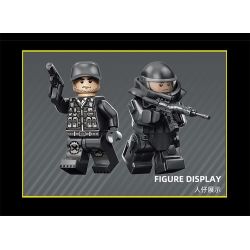 Le Yi 88102 The Bomb Squad Xếp hình lắp ráp ghép mô hình Tủ đựng vết thương