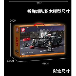 Le Yi 88102 The Bomb Squad Xếp hình lắp ráp ghép mô hình Tủ đựng vết thương