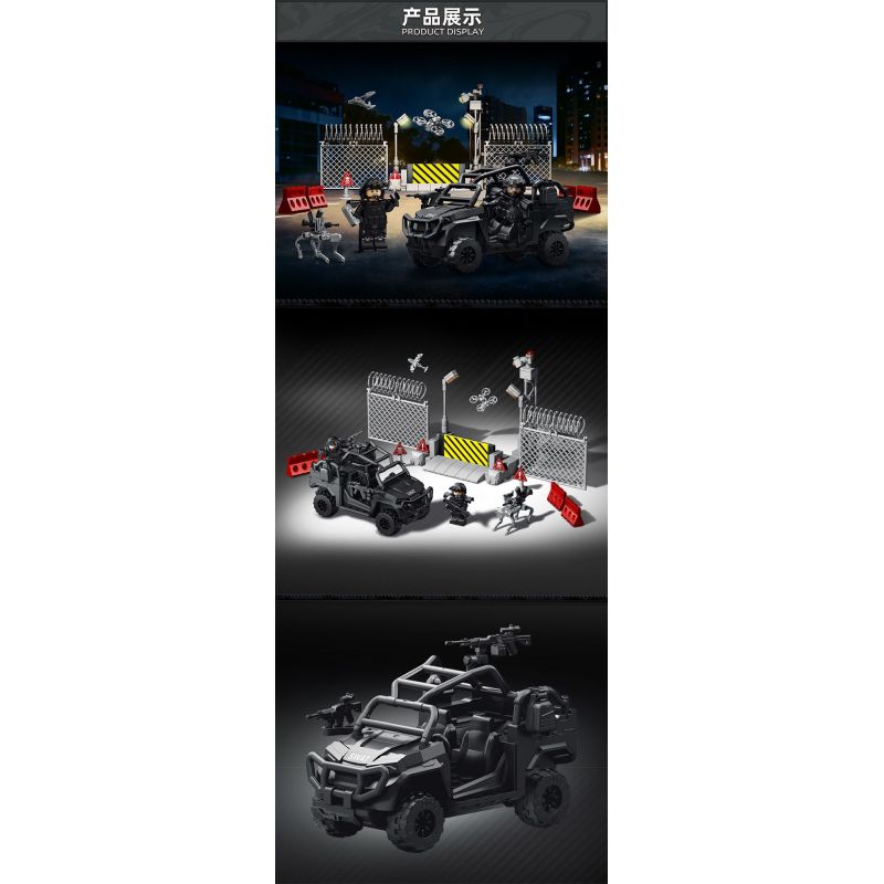 Le Yi 88103 Polaris Sentinel Xếp hình lắp ráp ghép mô hình Đội bảo vệ đặc biệt Sao Bắc Đẩu