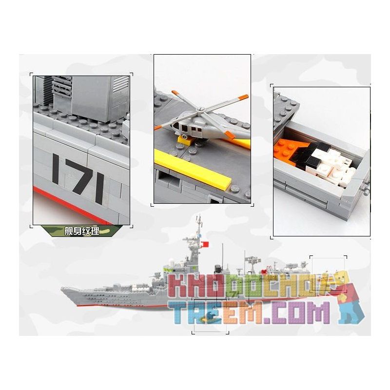 Kazi KY84029 84029 non  TÀU KHU TRỤC CHUYÊN TRỊ SÂN BAY bộ đồ chơi xếp lắp ráp ghép mô hình Field Army FIELD ARMY ANTIAIRCRAFT MISSILE DESTROYER Chiến Trường 897 khối Kazi KY84029 84029 non  TÀU KHU TRỤC CHUYÊN TRỊ SÂN BAY bộ đồ chơi xếp lắp ráp ghép mô hình Field Army FIELD ARMY ANTIAIRCRAFT MISSILE DESTROYER Chiến Trường 897 khối