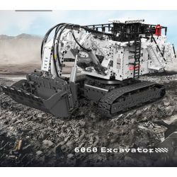 MouldKing 17067 6060 Excavator Xếp hình lắp ráp ghép mô hình Máy xúc xẻng Caterpillar 6060