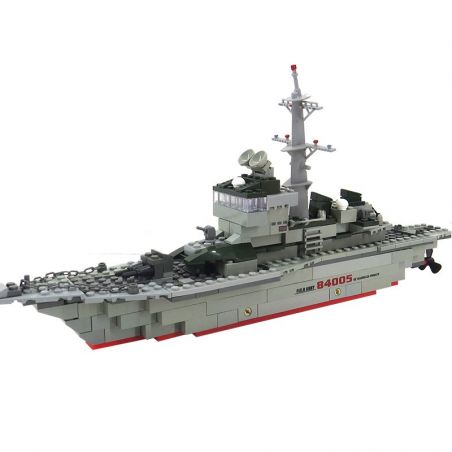 Kazi KY84005 84005 non  LỰC LƯỢNG THỰC ĐỊA TÀU KHU TRỤC KAMIKAZE bộ đồ chơi xếp lắp ráp ghép mô hình Field Army FIELD ARMY KAMIKAZE FRIGATE Chiến Trường 228 khối