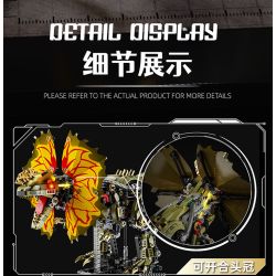 Beautiful and 13101 Xếp hình lắp ráp ghép mô hình Cơ Khí Đôi Vương Miện Rồng