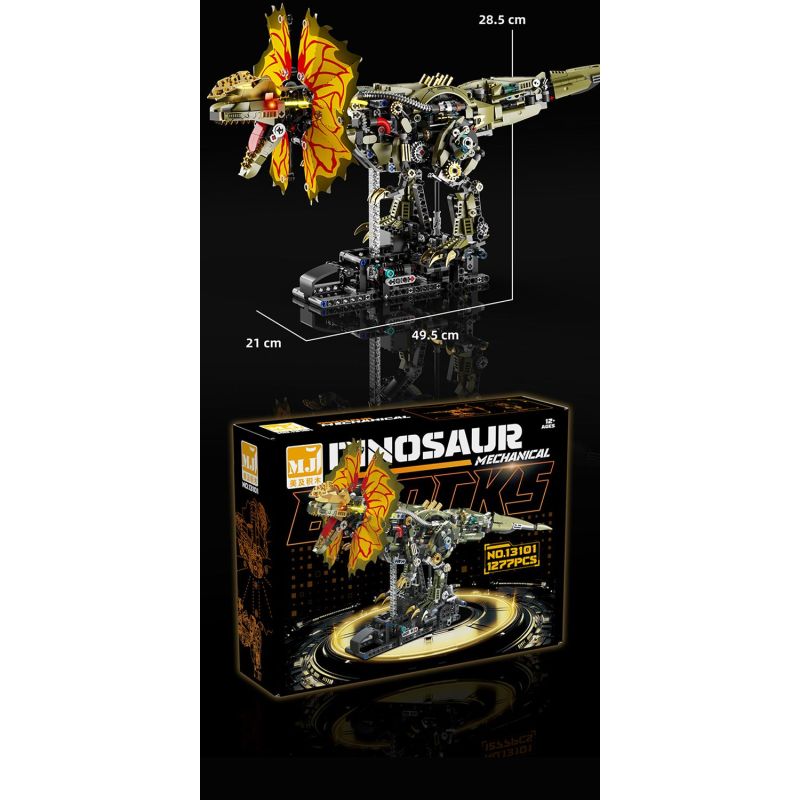 Beautiful and 13101 Xếp hình lắp ráp ghép mô hình Cơ Khí Đôi Vương Miện Rồng