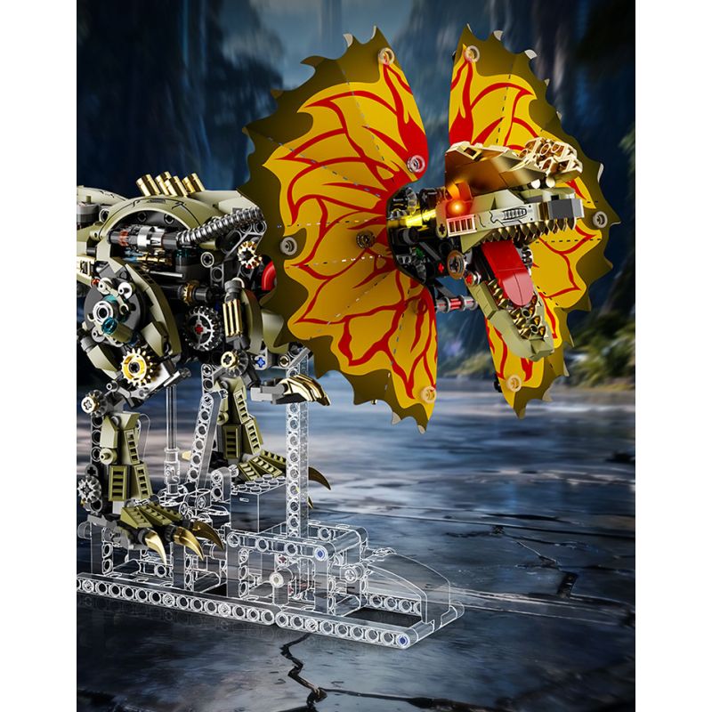 Beautiful and 13101 Xếp hình lắp ráp ghép mô hình Cơ Khí Đôi Vương Miện Rồng