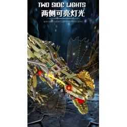 Beautiful and 13101 Xếp hình lắp ráp ghép mô hình Cơ Khí Đôi Vương Miện Rồng