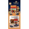 small angle JD111 Xếp hình lắp ráp ghép mô hình Thành phố Cowboy: Trung tâm sửa chữa ô tô